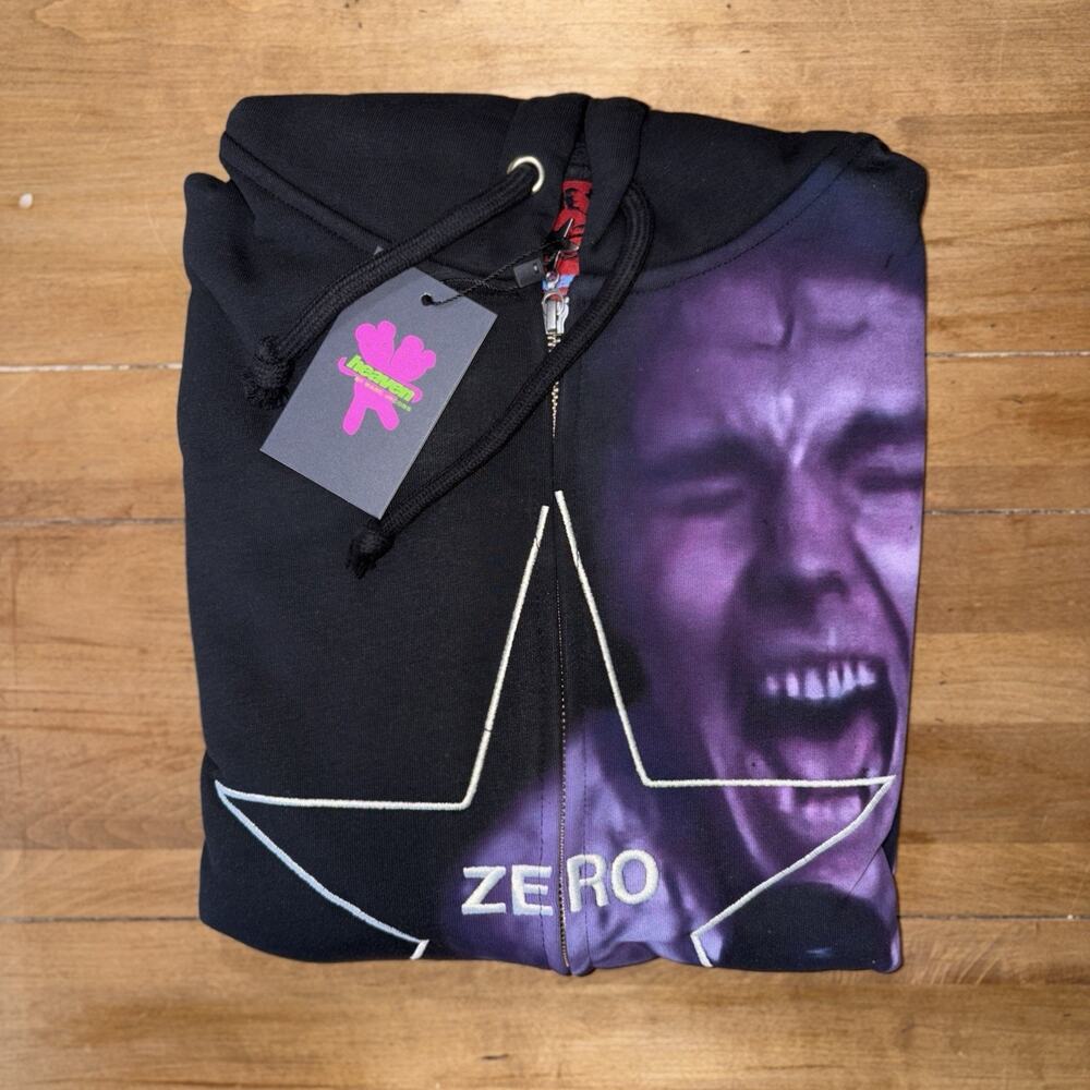 Heaven by Marc Jacobs Collab The Smashing Pumpkins "Zero" zip-up hoodie NWT SZ L - Picture 11 of 11